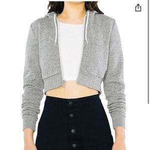 Cropped hoodie
